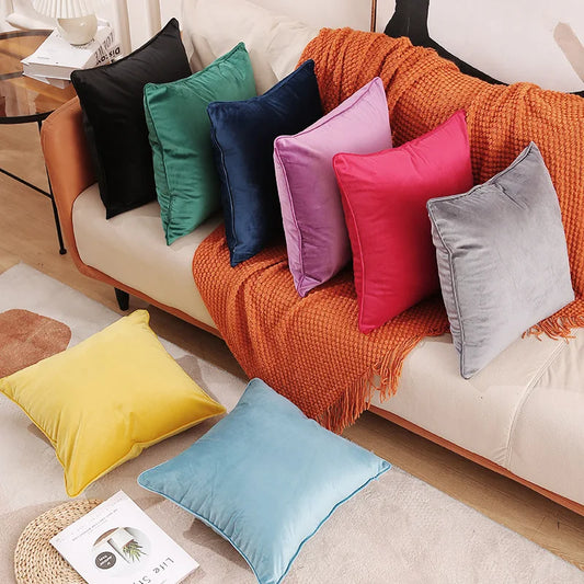 Matte Solid Color Pillowcases